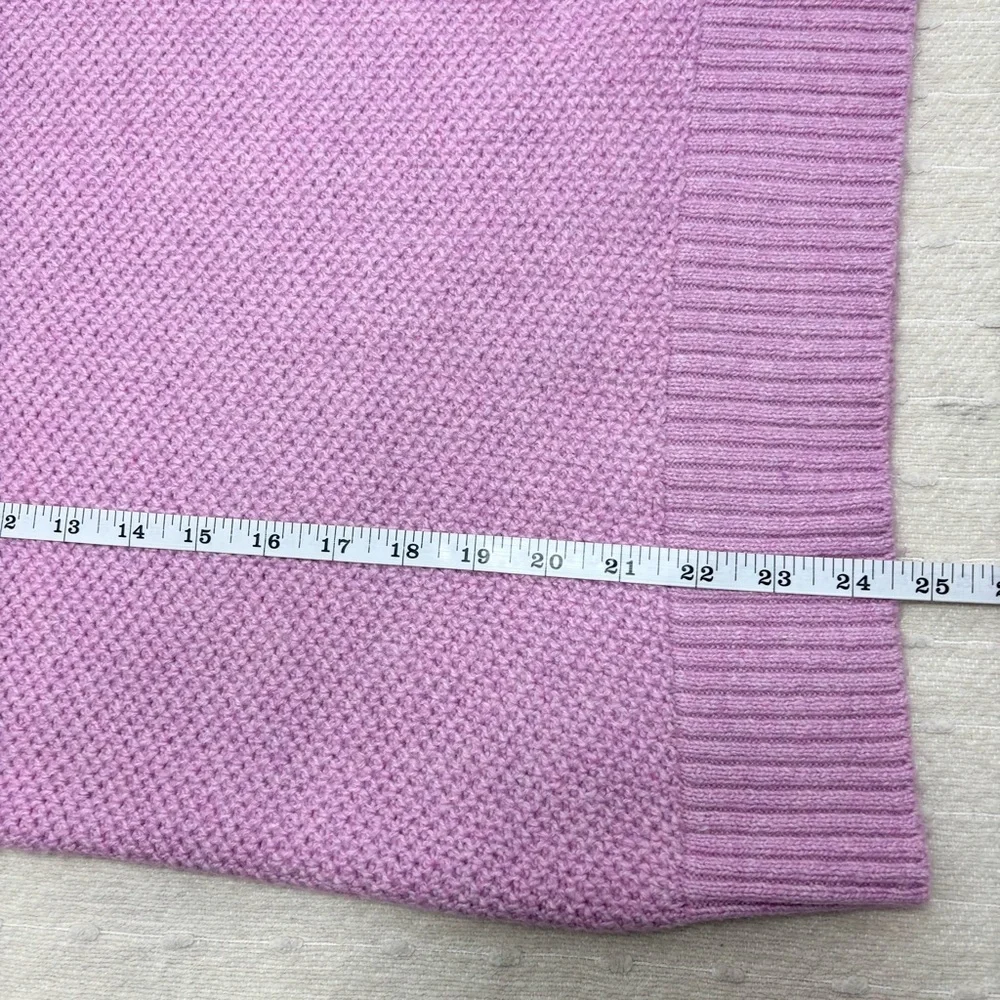 J. Crew Turtleneck Pink Cozy Soft‎ Barbie Winter Sweater Size S - Picture 6 of 9
